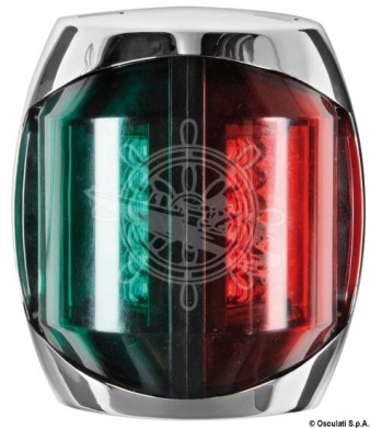 Bicolour navigation light 12V stainless steel 