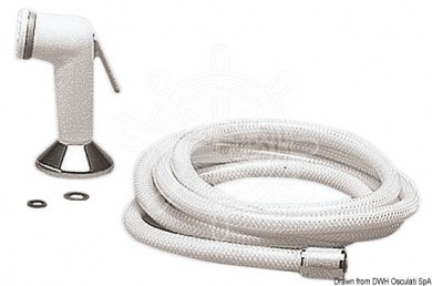 Utility handheld shower head with 4m hose