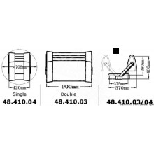 Seat with rotating backrest