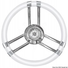 Steering wheel inox 350mm