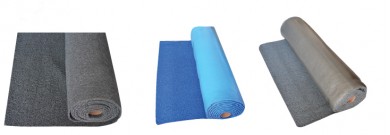 Marine carpet blue/grey colour