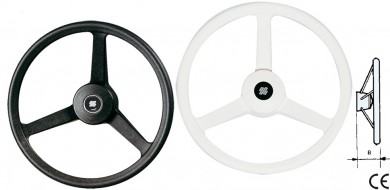 Three spoke wheel PVC D335mm