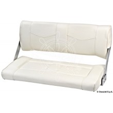 Seat with rotating backrest